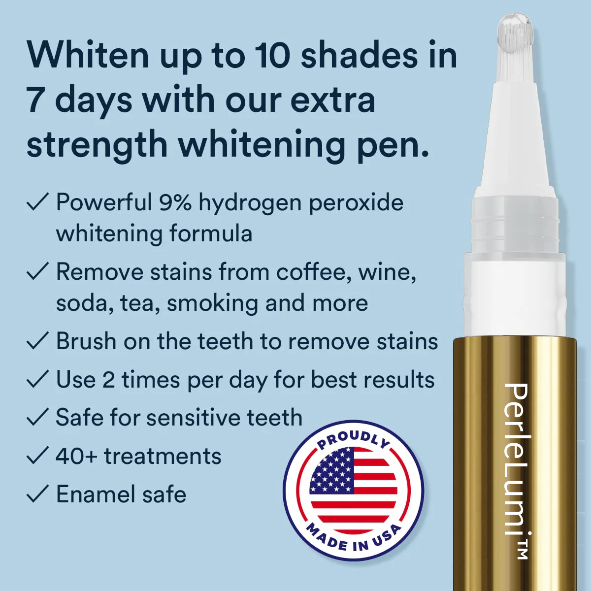 PerleLumi™ Pro Gold Whitening Pen